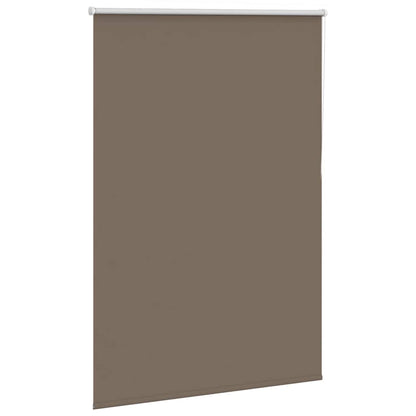 Roller Blind Blackout Coffee 115x150 cm Fabric Width 110.7 cm Polyester