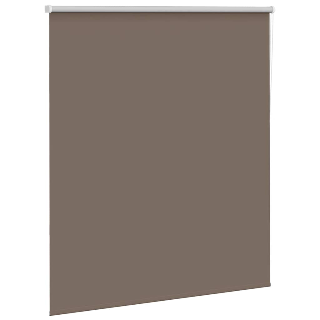 Roller Blind Blackout Coffee 140x150 cm Fabric Width 136.6 cm Polyester