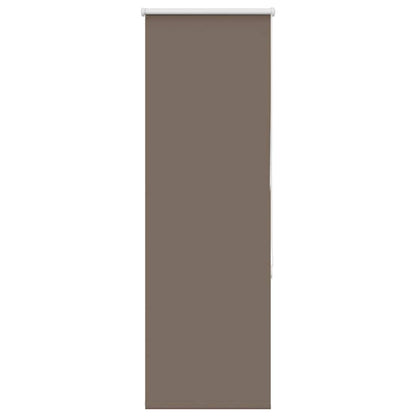 Roller Blind Blackout Coffee 50x175 cm Fabric Width 45.7 cm Polyester