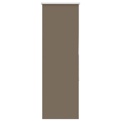 Roller Blind Blackout Coffee 60x175 cm Fabric Width 55.7 cm Polyester