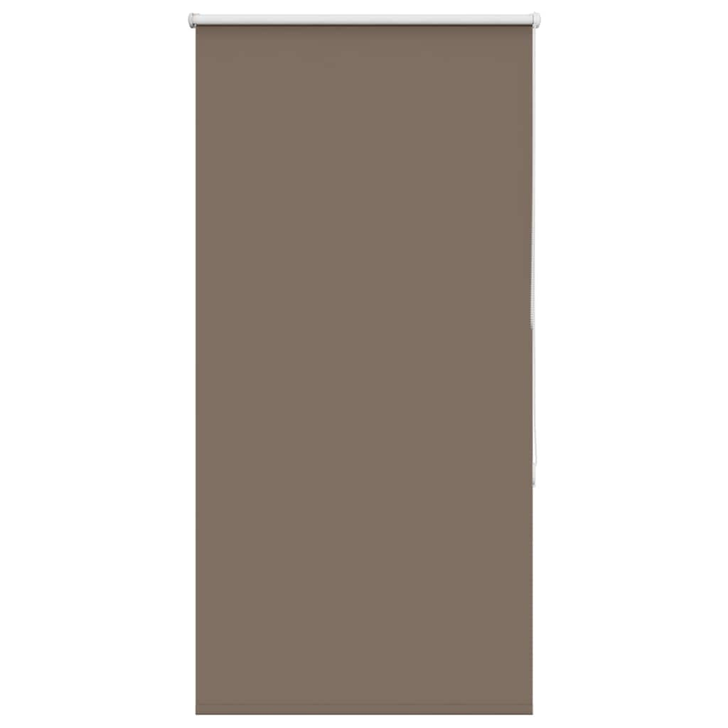 Roller Blind Blackout Coffee 75x175 cm Fabric Width 70.7 cm Polyester