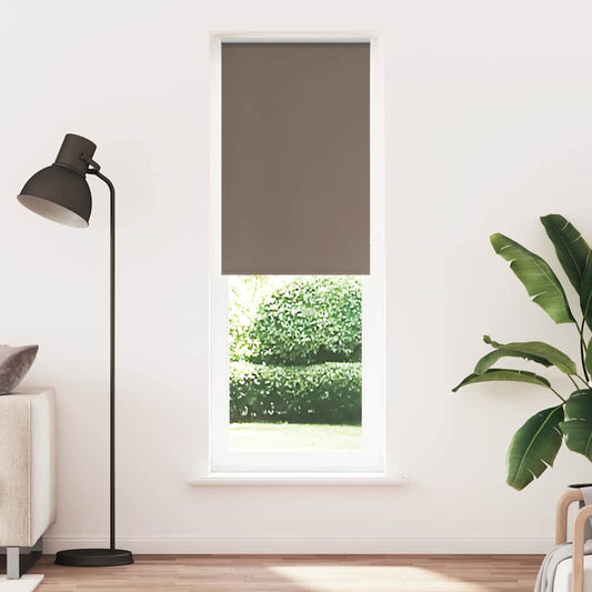 Roller Blind Blackout Coffee 70x210 cm Fabric Width 65.7 cm Polyester