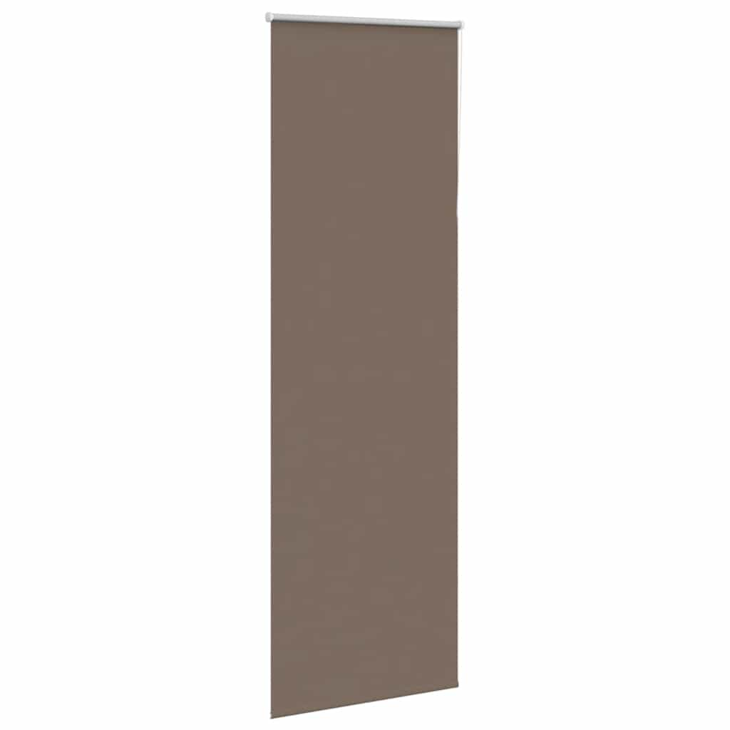 Roller Blind Blackout Coffee 75x210 cm Fabric Width 70.7 cm Polyester