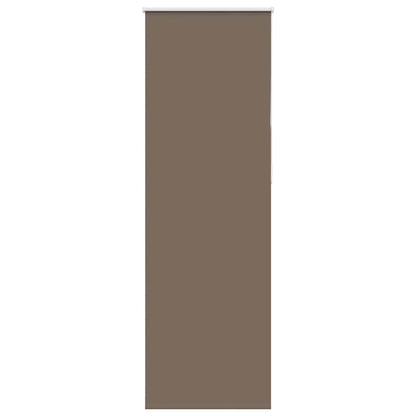 Roller Blind Blackout Coffee 80x210 cm Fabric Width 75.7 cm Polyester