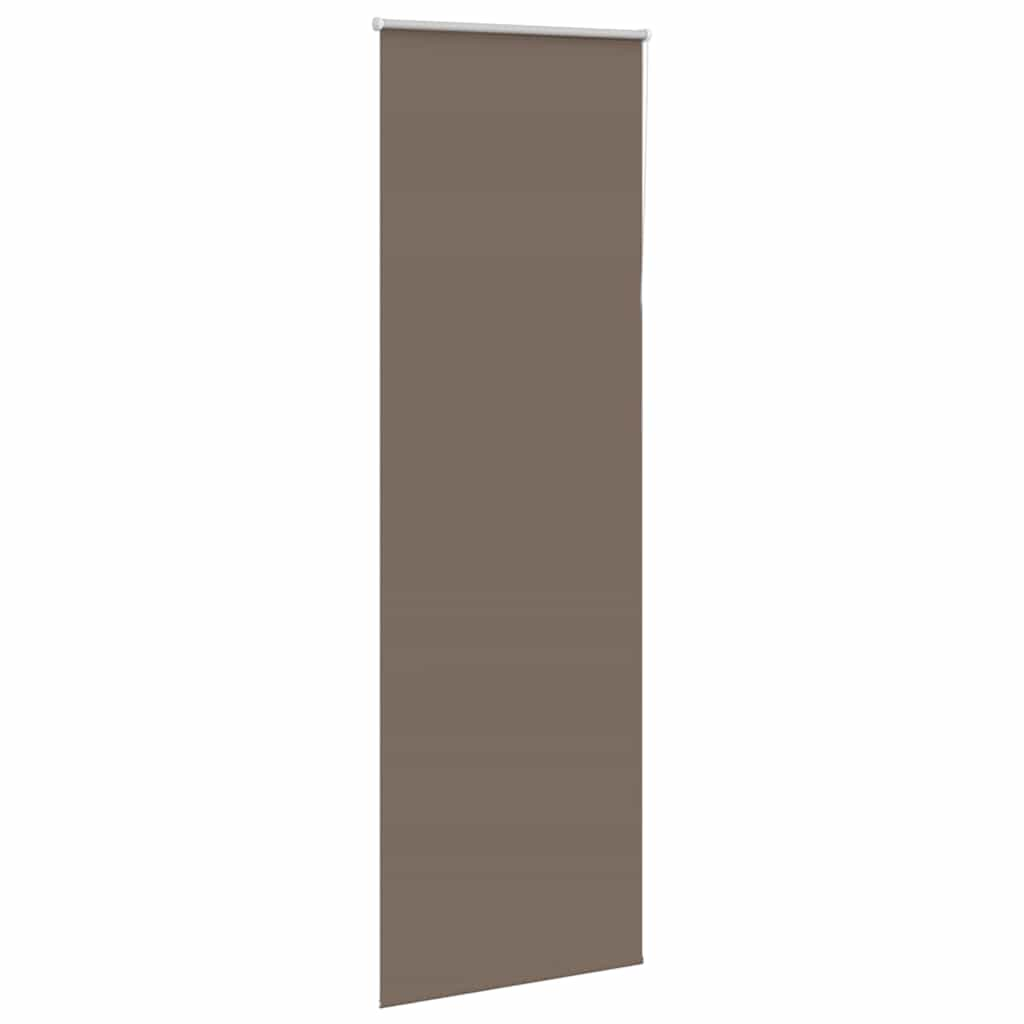 Roller Blind Blackout Coffee 80x210 cm Fabric Width 75.7 cm Polyester