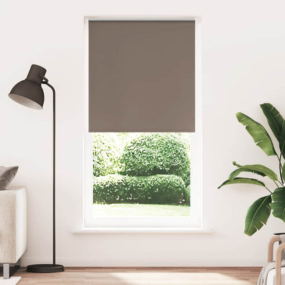 Roller Blind Blackout Coffee 95x210 cm Fabric Width 90.7 cm Polyester