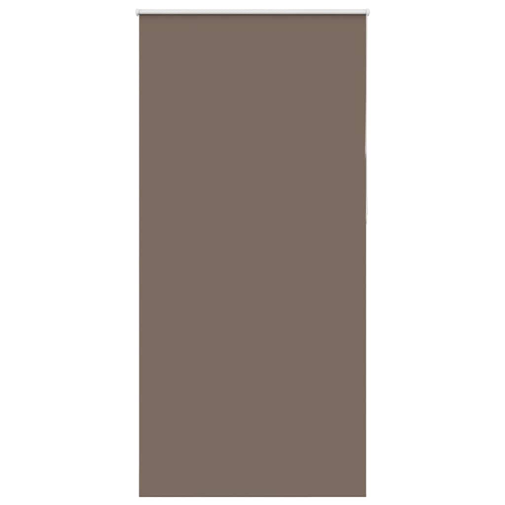 Roller Blind Blackout Coffee 100x210 cm Fabric Width 95.7 cm Polyester