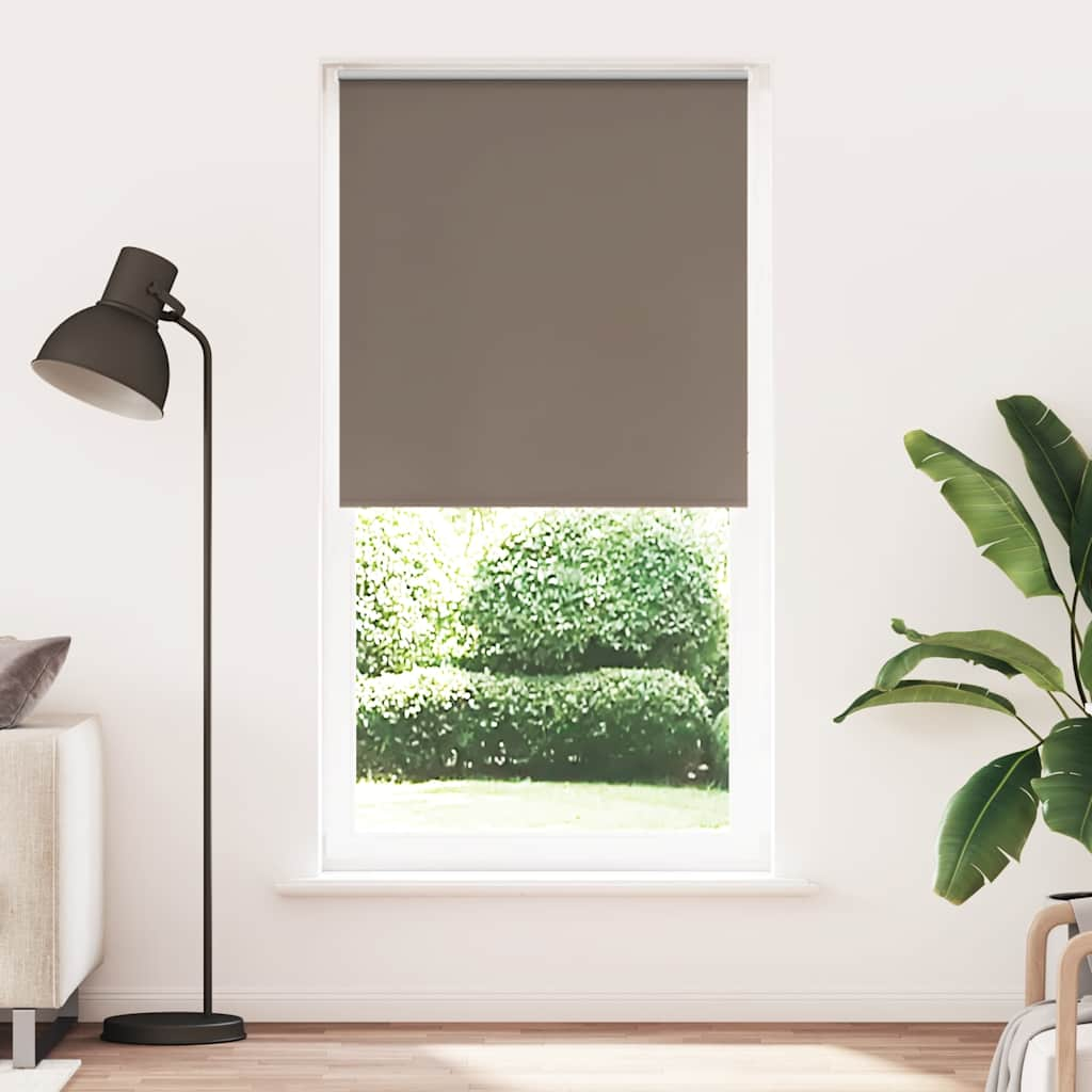 Roller Blind Blackout Coffee 90x230 cm Fabric Width 85.7 cm Polyester