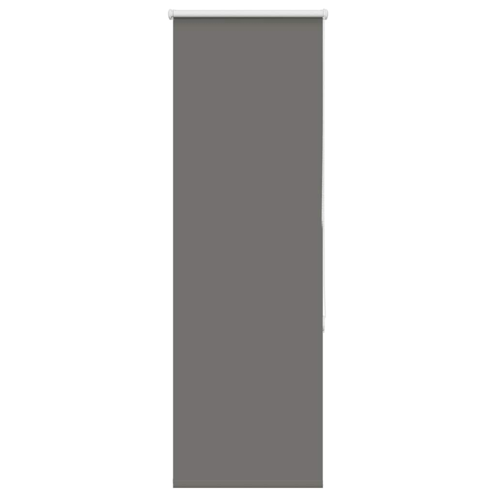 Roller Blind Blackout Grey 40x130 cm Fabric Width 35.7 cm Polyester