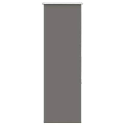 Roller Blind Blackout Grey 40x130 cm Fabric Width 35.7 cm Polyester