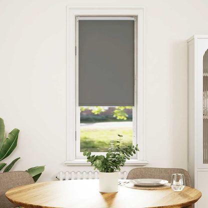 Roller Blind Blackout Grey 50x130 cm Fabric Width 45.7 cm Polyester