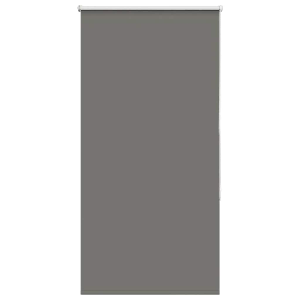 Roller Blind Blackout Grey 65x130 cm Fabric Width 60.7 cm Polyester