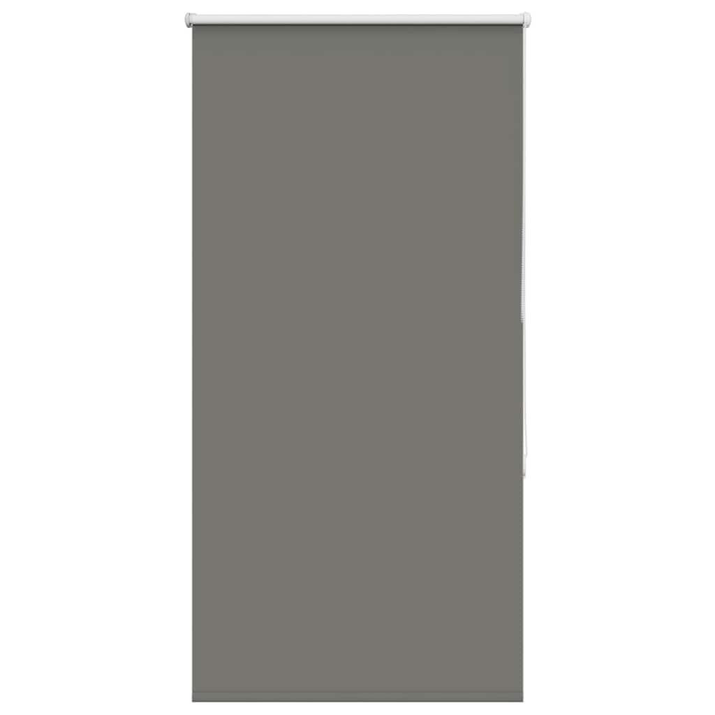 Roller Blind Blackout Grey 70x130 cm Fabric Width 65.7 cm Polyester