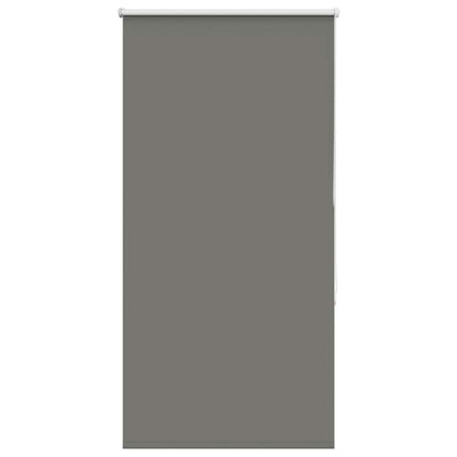 Roller Blind Blackout Grey 75x130 cm Fabric Width 70.7 cm Polyester