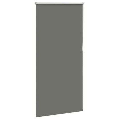 Roller Blind Blackout Grey 80x130 cm Fabric Width 75.7 cm Polyester