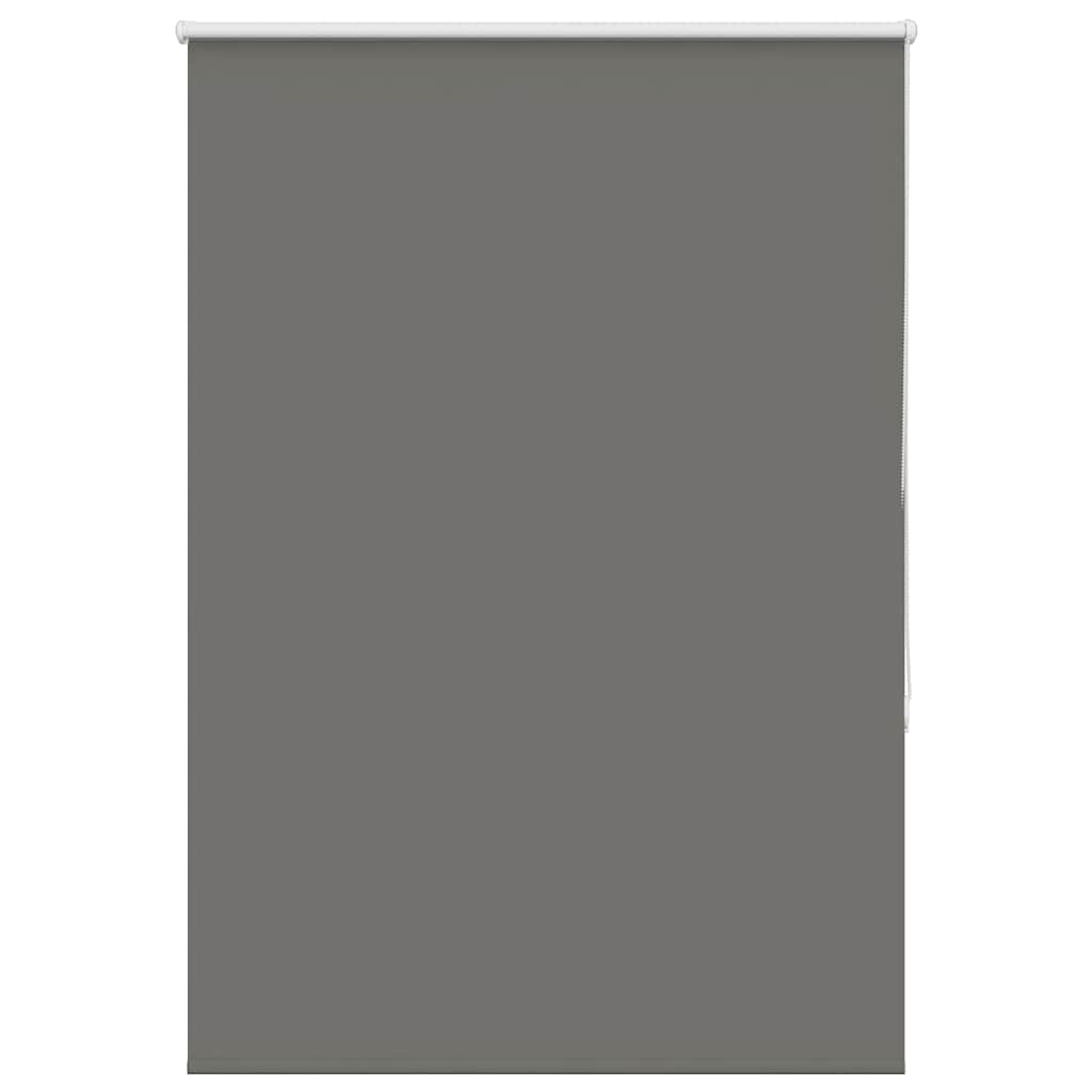 Roller Blind Blackout Grey 95x130 cm Fabric Width 90.7 cm Polyester