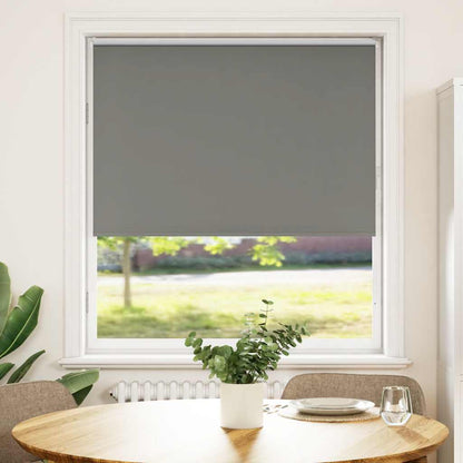 Roller Blind Blackout Grey 95x130 cm Fabric Width 90.7 cm Polyester