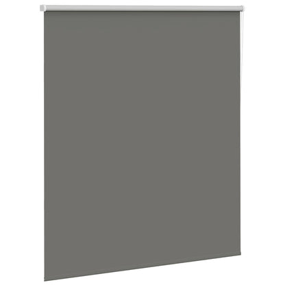 Roller Blind Blackout Grey 120x130 cm Fabric Width 116.6 cm Polyester