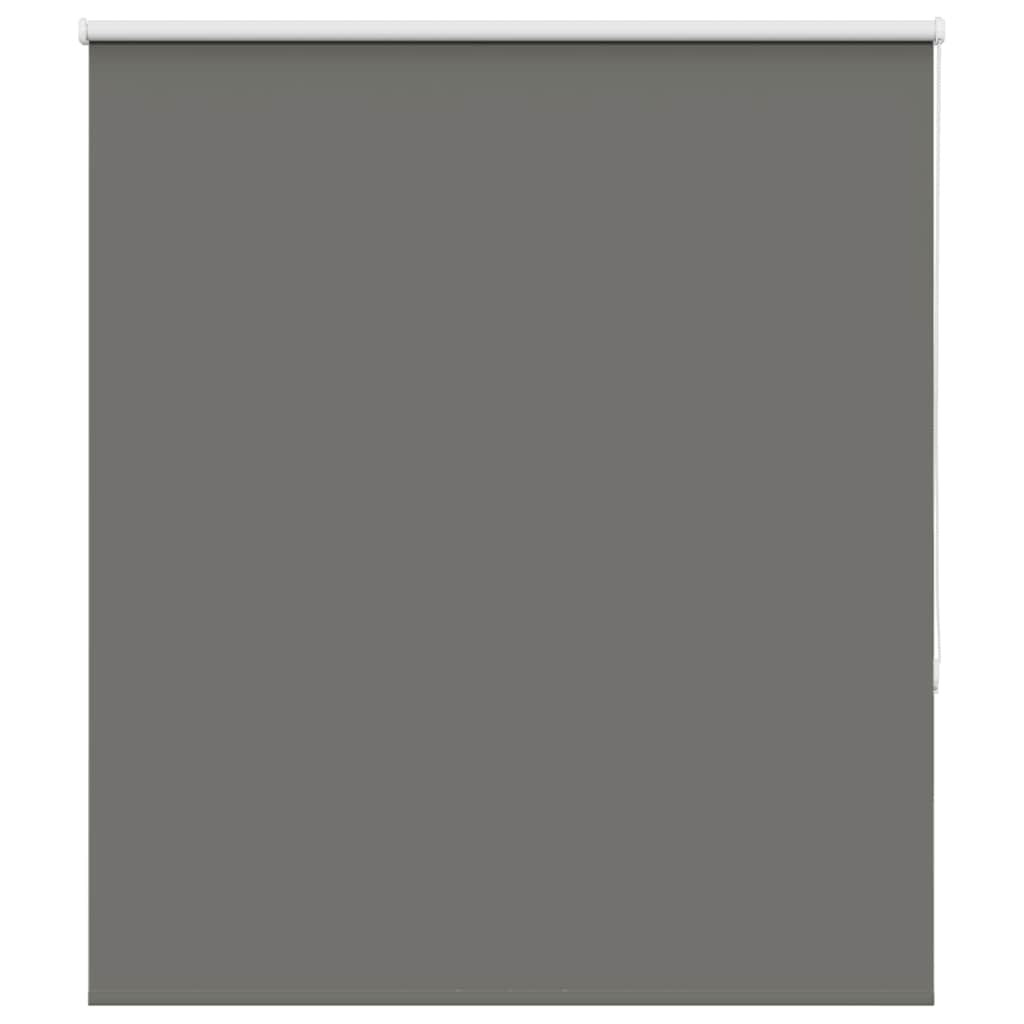 Roller Blind Blackout Grey 130x130 cm Fabric Width 126.6 cm Polyester