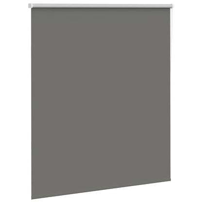 Roller Blind Blackout Grey 140x130 cm Fabric Width 136.6 cm Polyester