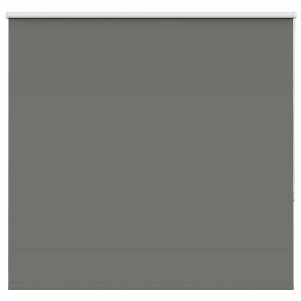 Roller Blind Blackout Grey 145x130 cm Fabric Width 141.6 cm Polyester