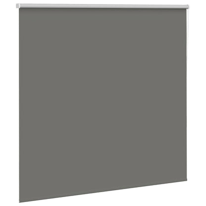 Roller Blind Blackout Grey 145x130 cm Fabric Width 141.6 cm Polyester