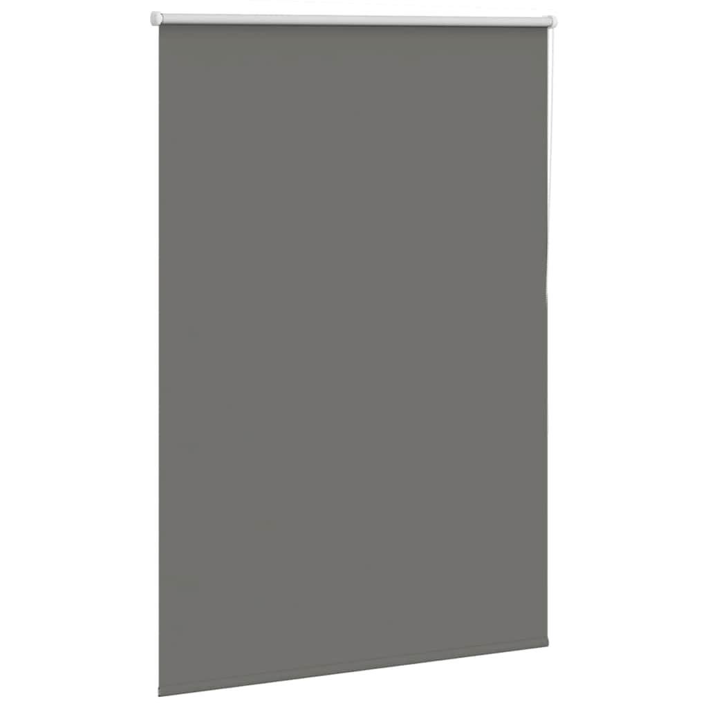 Roller Blind Blackout Grey 90x150 cm Fabric Width 85.7 cm Polyester