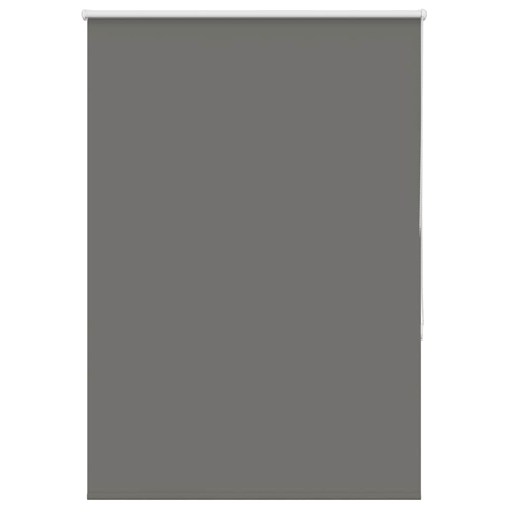 Roller Blind Blackout Grey 115x150 cm Fabric Width 110.7 cm Polyester