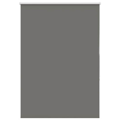 Roller Blind Blackout Grey 115x150 cm Fabric Width 110.7 cm Polyester