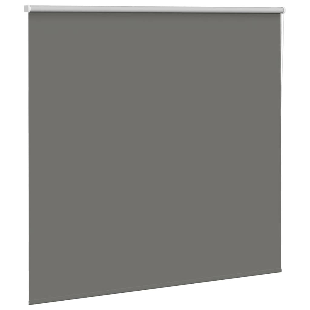 Roller Blind Blackout Grey 150x150 cm Fabric Width 146.6 cm Polyester