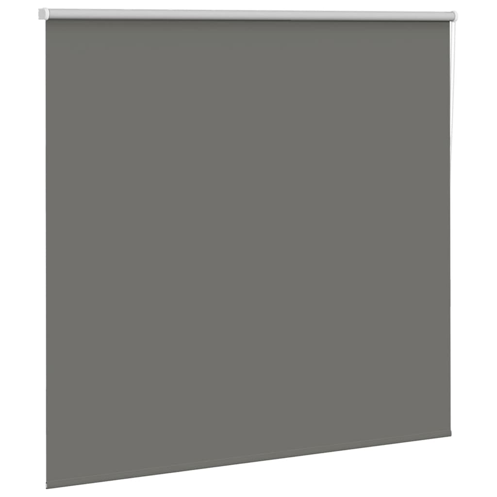 Roller Blind Blackout Grey 145x175 cm Fabric Width 141.6 cm Polyester