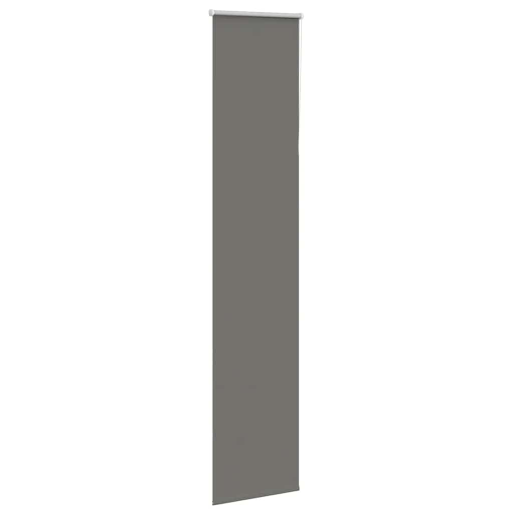 Roller Blind Blackout Grey 40x210 cm Fabric Width 35.7 cm Polyester