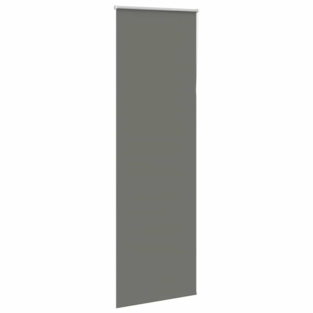 Roller Blind Blackout Grey 65x210 cm Fabric Width 60.7 cm Polyester