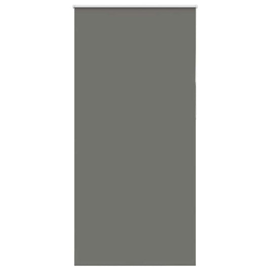 Roller Blind Blackout Grey 90x210 cm Fabric Width 85.7 cm Polyester