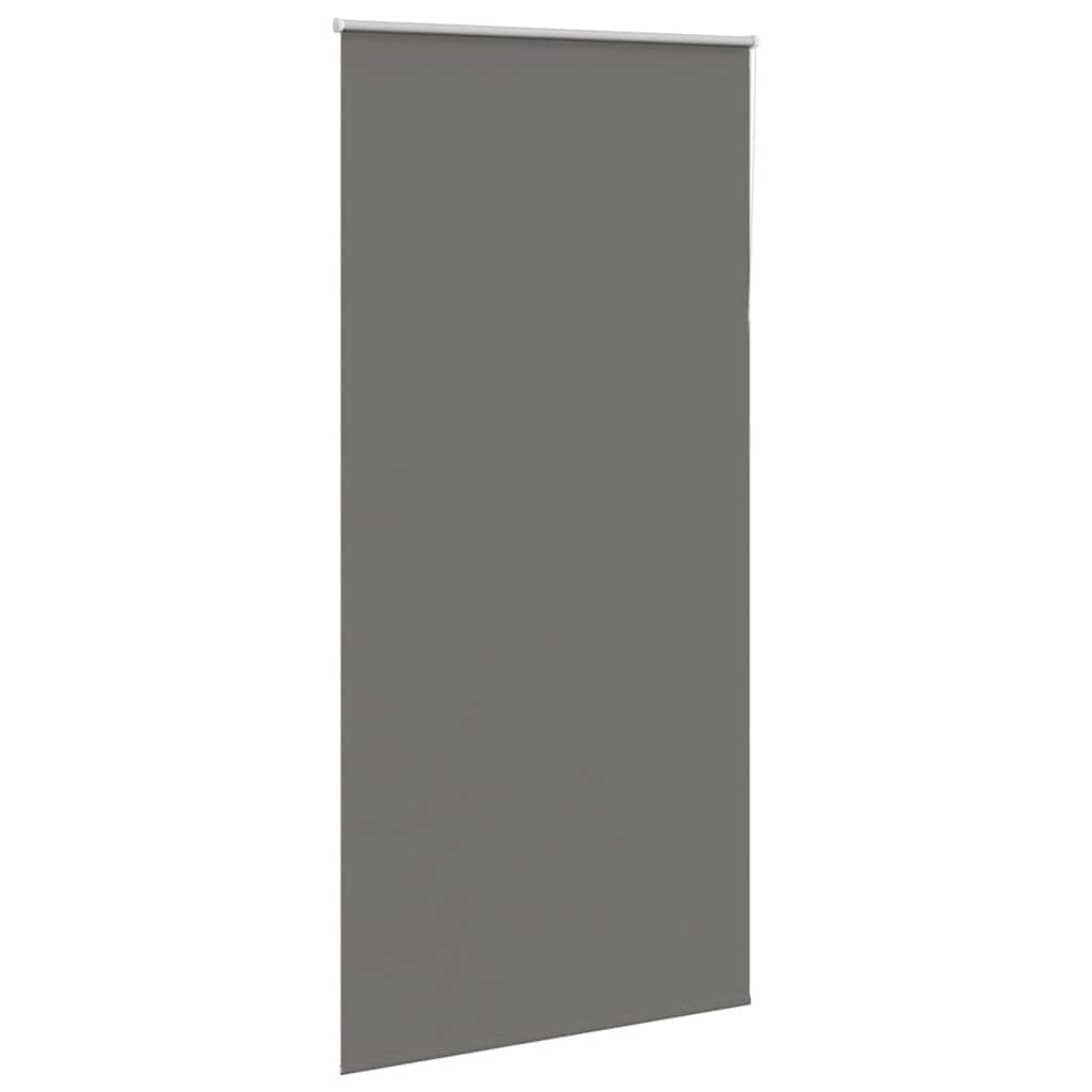 Roller Blind Blackout Grey 105x210 cm Fabric Width 100.7 cm Polyester