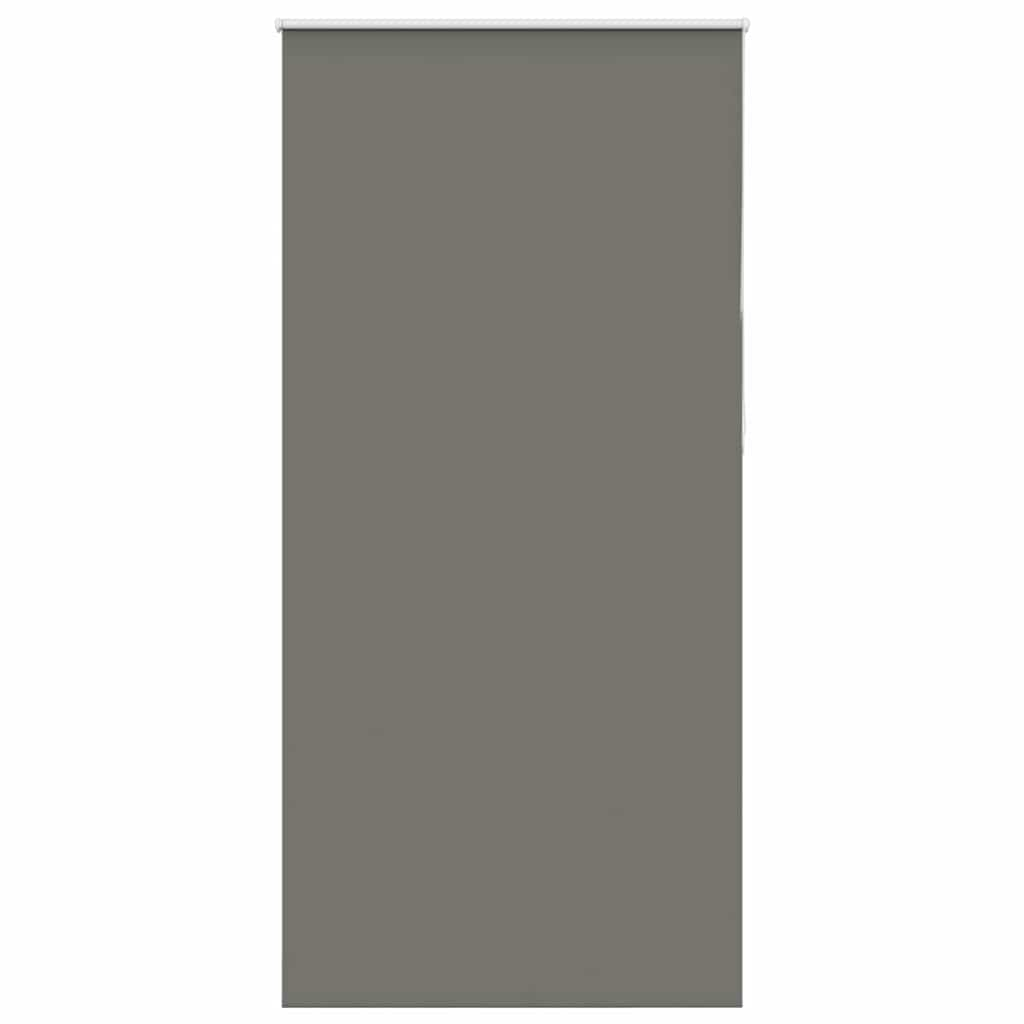 Roller Blind Blackout Grey 115x210 cm Fabric Width 110.7 cm Polyester