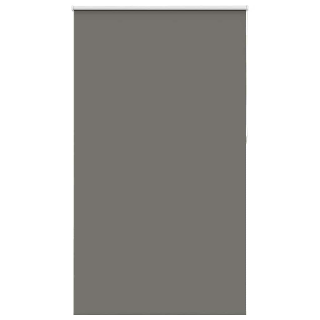 Roller Blind Blackout Grey 125x210 cm Fabric Width 121.6 cm Polyester