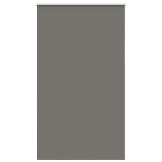 Roller Blind Blackout Grey 125x210 cm Fabric Width 121.6 cm Polyester