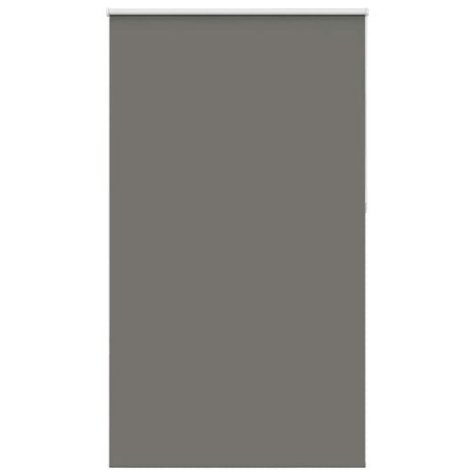 Roller Blind Blackout Grey 130x210 cm Fabric Width 126.6 cm Polyester