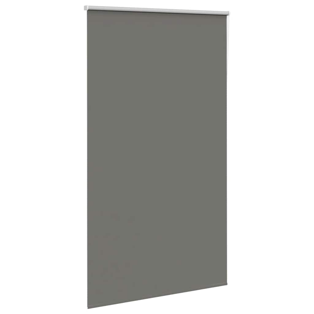 Roller Blind Blackout Grey 140x210 cm Fabric Width 136.6 cm Polyester