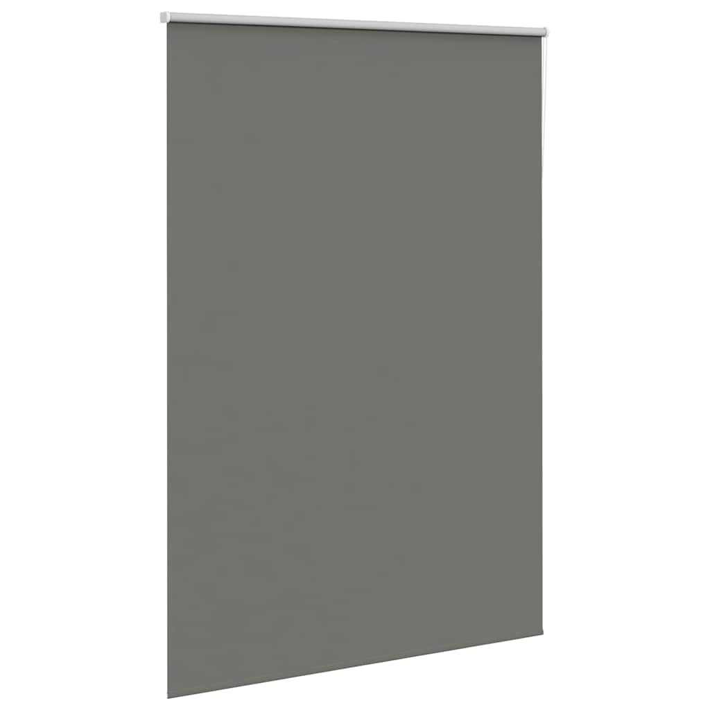 Roller Blind Blackout Grey 160x210 cm Fabric Width 156.6 cm Polyester