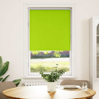 Roller Blind Blackout Leaves Green 65x130 cm Fabric Width 60.7 cm Polyester