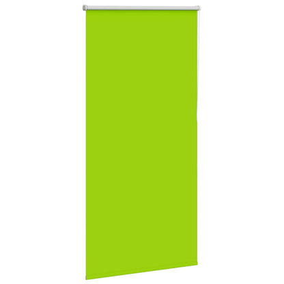 Roller Blind Blackout Leaves Green 75x130 cm Fabric Width 70.7 cm Polyester