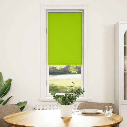 Roller Blind Blackout Leaves Green 55x150 cm Fabric Width 50.7 cm Polyester