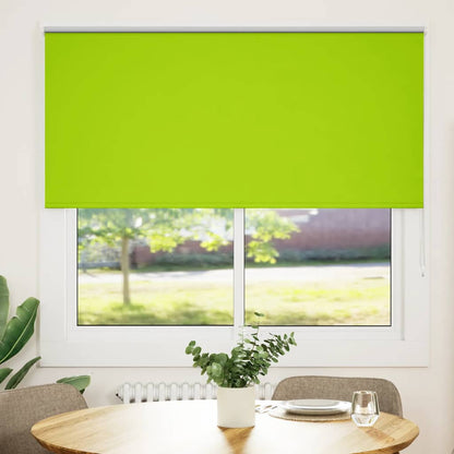 Roller Blind Blackout Leaves Green 145x175 cm Fabric Width 141.6 cm Polyester