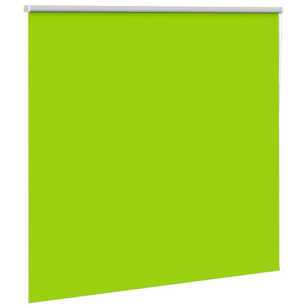 Roller Blind Blackout Leaves Green 145x175 cm Fabric Width 141.6 cm Polyester