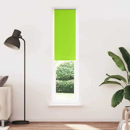 Roller Blind Blackout Leaves Green 50x230 cm Fabric Width 45.7 cm Polyester