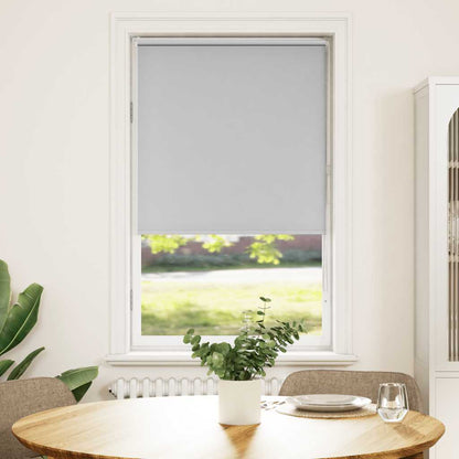 Roller Blind Blackout Light Grey 65x130 cm Fabric Width 60.7 cm Polyester