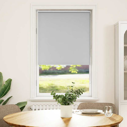 Roller Blind Blackout Light Grey 70x130 cm Fabric Width 65.7 cm Polyester