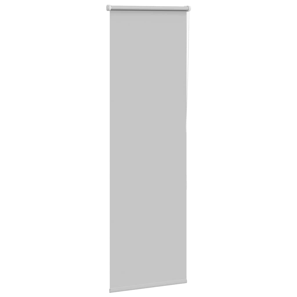 Roller Blind Blackout Light Grey 45x175 cm Fabric Width 40.7 cm Polyester